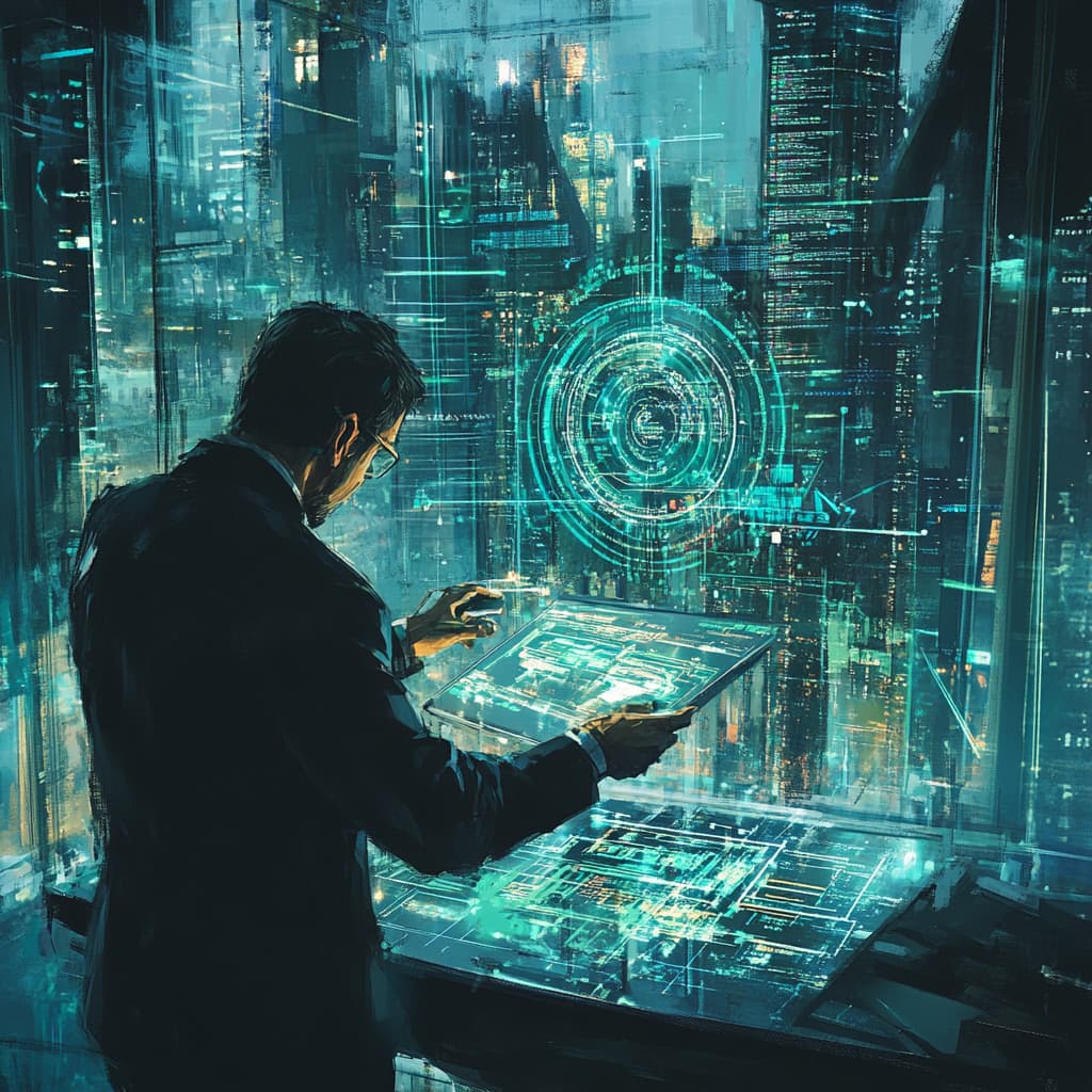 A real person in the real world who is working in a high tech firm successfully using a software to thwart a cyberattack
